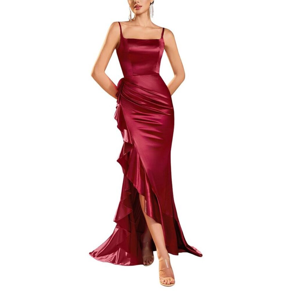 Oloey Womens  Solid Maxi Dress